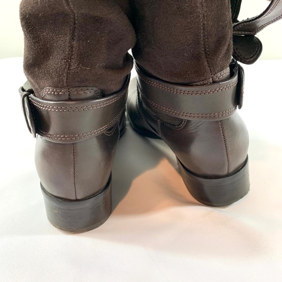 Cole Haan Tall ‘Air Whitley’ Suede and Leather Riding Boot Women's 7 - Picture 8 of 12